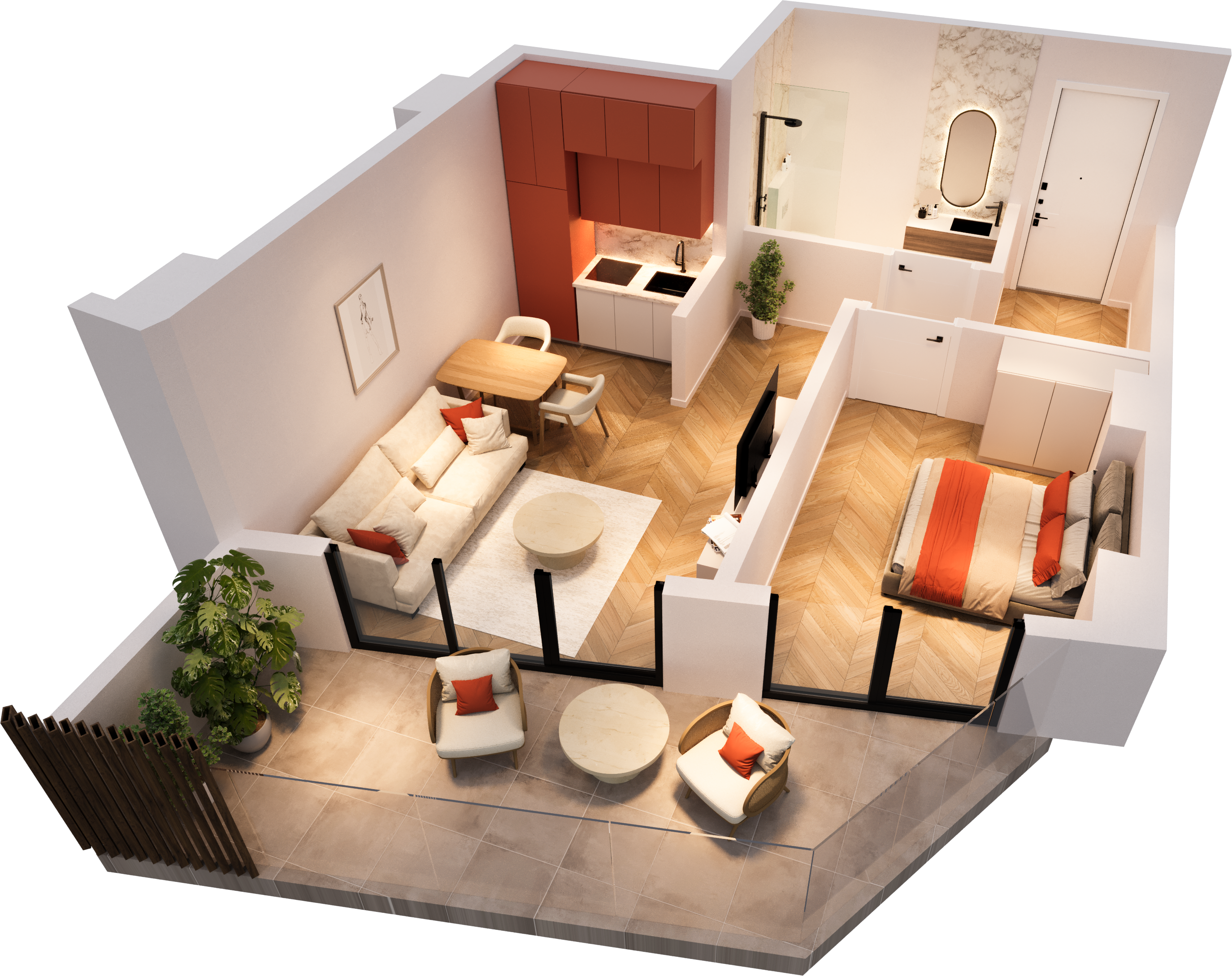 A-05 apartment 3D preview